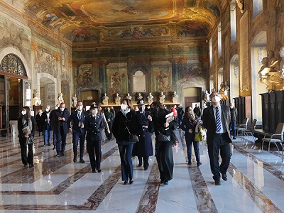 Visita della ministra Cartabia a Castel Capuano