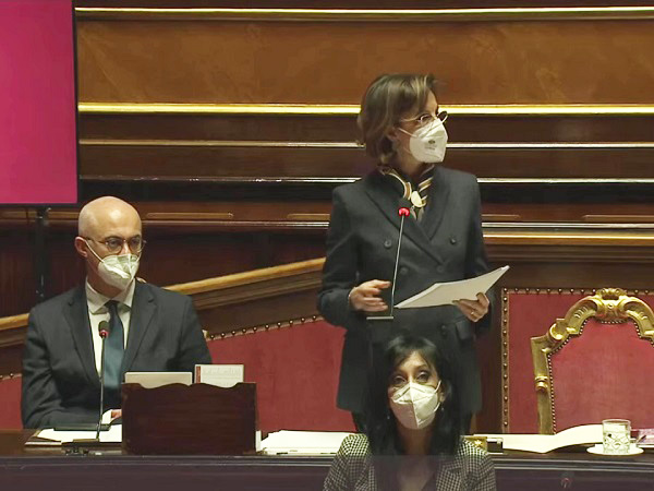 La ministra Cartabia illustra la Relazione dell'amministrazione della giustizia in Senato