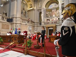 La ministra Cartabia all'inaugurazione dell'anno giudiziario 2022