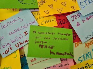 Expo Dubai 2020 Messaggio di solidarietà per l'Ucraina