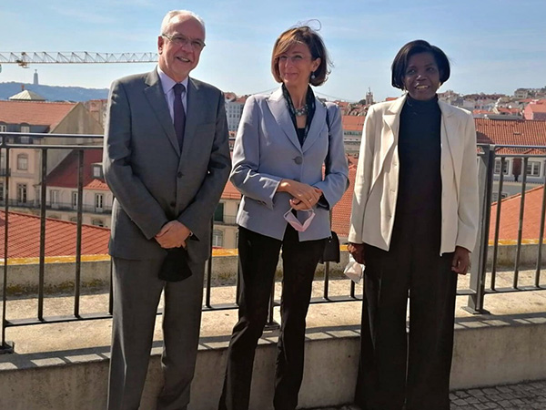 João Pedro Caupers - Marta Cartabia - Francisca Van Dunem