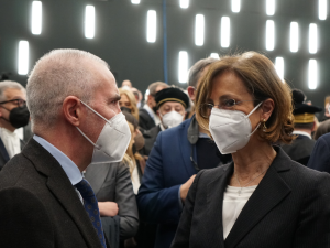 La ministra Cartabia con Pietro Curzio, presidente della Corte suprema di Cassazione