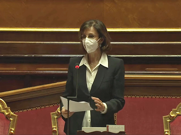La ministra Cartabia al Question Time del Senato