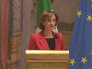 La ministra Cartabia in Sala Zuccari di Palazzo Giustiniani