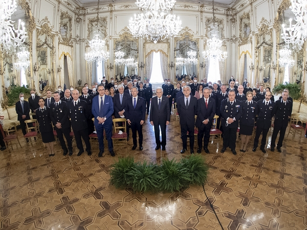 Il Presidente Mattarella riceve una rappresentanza del Corpo di Polizia Penitenziaria
