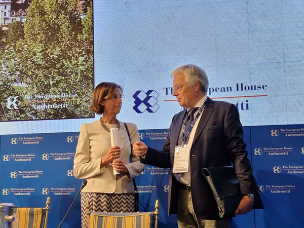 La Ministra Cartabia e il Commissario europeo Reynders al Forum Ambrosetti
