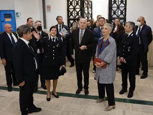 Il ministro della Giustizia Carlo Nordio visita Regina Coeli