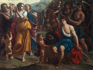 Giuseppe Piscopo_Trionfo di Davide_Olio su tela, 143x156_Coll.priv