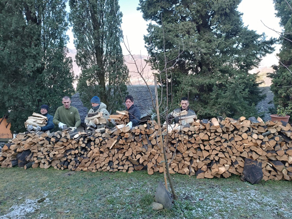 Detenuti al lavoro al convento di monache claustrali benedettine di Verbania