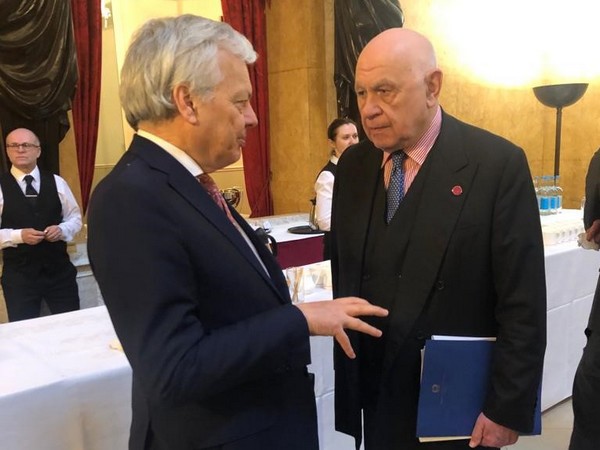 (Foto del Ministero della giustizia) Ministro Carlo Nordio con Didier Reynders alla Conferenza internazionale di Londra