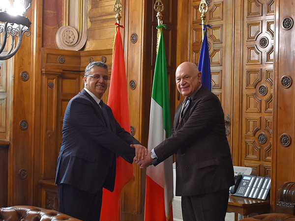Il ministro Nordio incontra l'omologo marocchino Abdellatif Ouahbi
