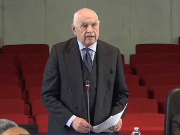 Ministro Nordio al Palazzo di Giustizia di Milano (foto del Ministero della Giustizia)