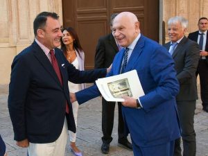 Il ministro Carlo Nordio e il presidente Anm Eugenio Altamente