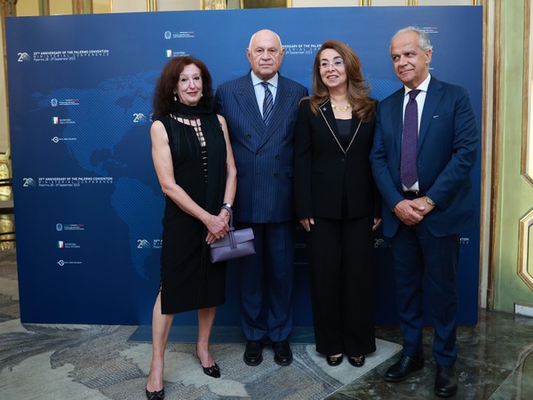Conferenza Palermo 29 settembre 2023 Nordio, Piantedosi,Ghada Waly (foto Ministero della giustizia)