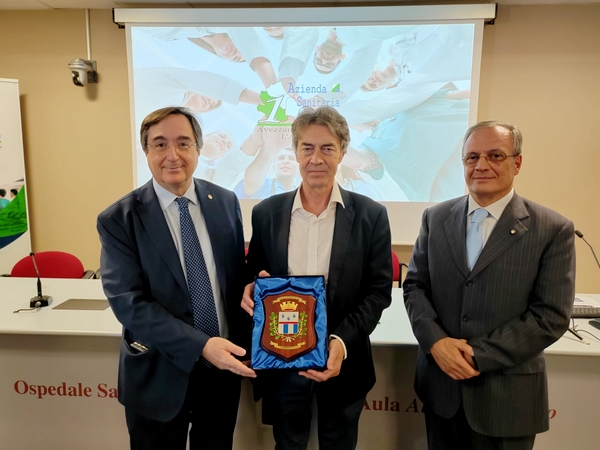 Visita Giovanni Russo all’Ospedale San Salvatore de L'Aquila