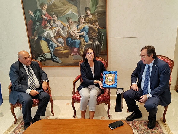 Visita Giovanni Russo alla Prefettura de L'Aquila