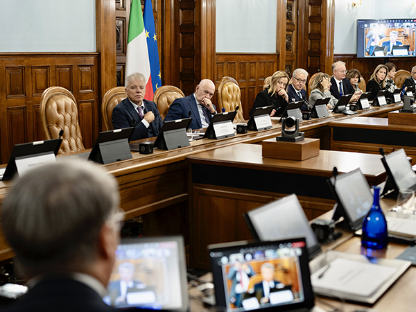 Riunione DNA - Meloni - Nordio -