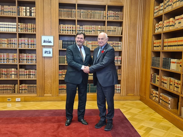 Il ministro Nordio con il presidente della Corte Suprema Richard Wagner (Credit: Ministero Giustizia)