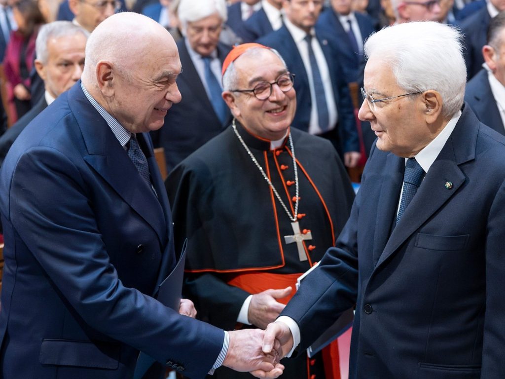 Il ministro della Giustizia Carlo Nordio con il Presidente della Repubblica, Sergio Mattarella (foto Quirinale)