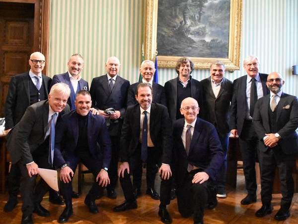 Firma protocollo Nordio-Abodi-Calcagno (Aic) Credit: ministero della Giustizia