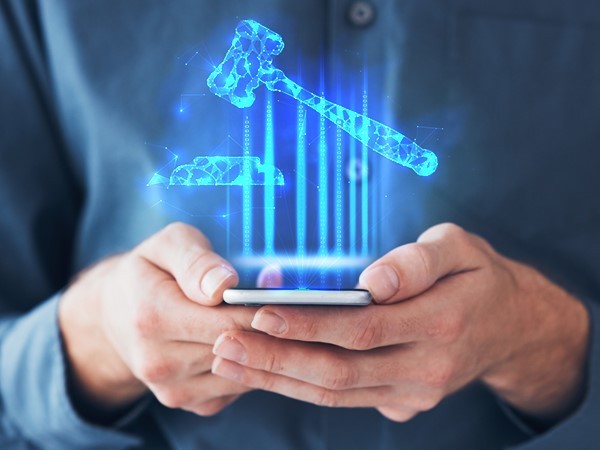 Locandina tribunale online