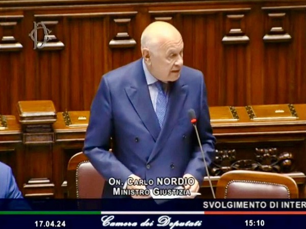 Question time del ministro Nordio a Montecitorio