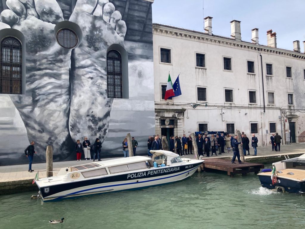 'inaugurazione del padiglione della Santa Sede per la biennale di Venezia