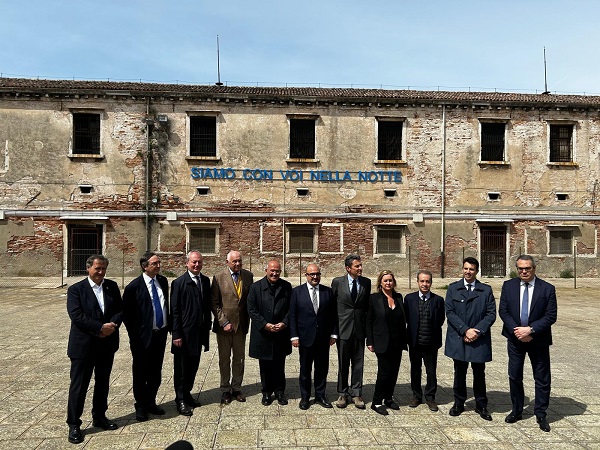 'inaugurazione del padiglione della Santa Sede per la biennale di Venezia
