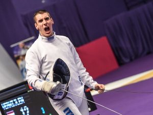 federico vismara scherma fiamme azzurre