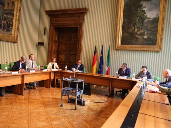 19 set 2024 Delmastro delle Vedove incontra omologo tedesco Strasser (foto del Ministero della giustizia)