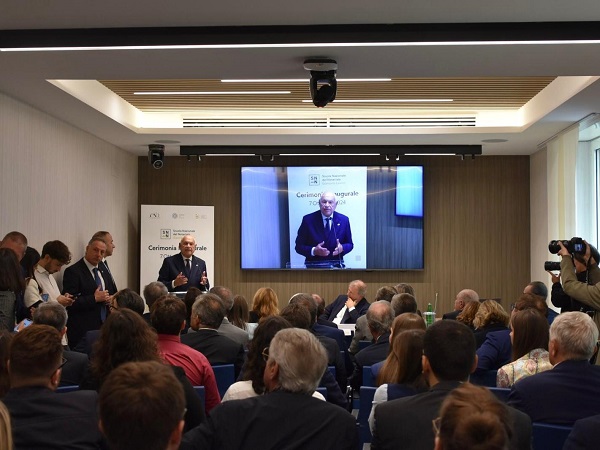 Nordio alla Scuola Nazionale del Notariato -(credits ufficio stampa Ministero della Giustizia)