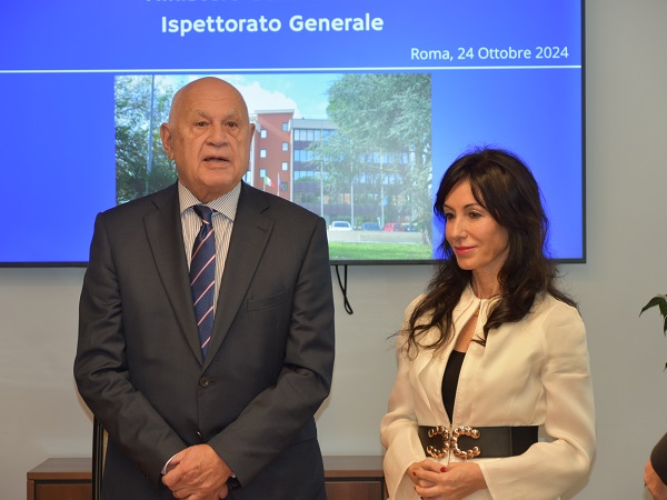 Il ministro Nordio visita l'Ispettorato generale (Credit: Ministero della Giustizia)