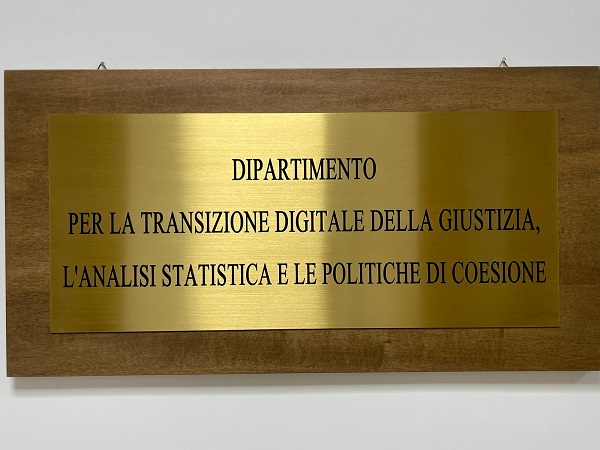 Dipartimento Transizione digitale (credits Ministero della Giustizia)