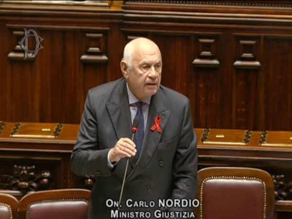 Il ministro Nordio al question time alla Camera dei Deputati