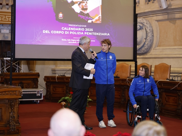 Presentazione del Calendario 2025 del Corpo di Polizia Penitenziaria