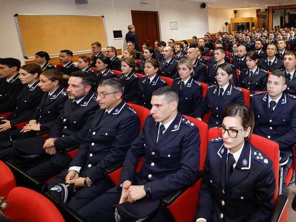 Gli allievi commissari di polizia penitenziaria del 7° corso (Credit: Ministero Giustizia)