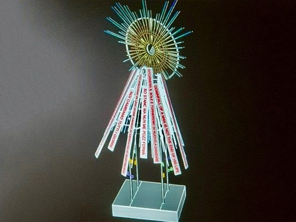 Modellino dell'opera dell’artista Marinella Senatore, “Io contengo moltitudini”