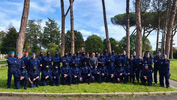 Conclusione del 1° corso di personale del Gruppo di Intervento Operativo