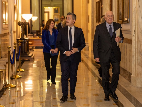 Nordio e Darmanin 3 febbraio 2025 (foto Ministero della giustizia)