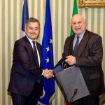 Nordio e Darmanin 3 febbraio 2025 (foto Ministero della giustizia)