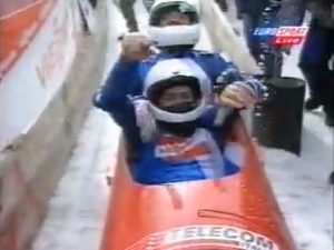 ubaldo ranzi-gunther huber arrivo mondiali cortina 1999