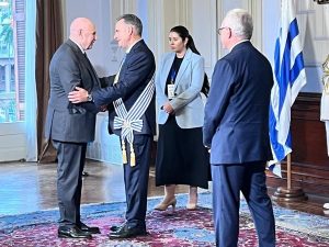 Uruguay, Nordio saluta Presidente Orsi (foto (foto Ministero della Giustizia)