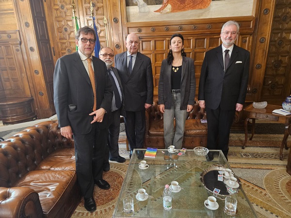 incontro Nordio con garanti detenuti Ciambriello e Turrini (credit mingiustizia)