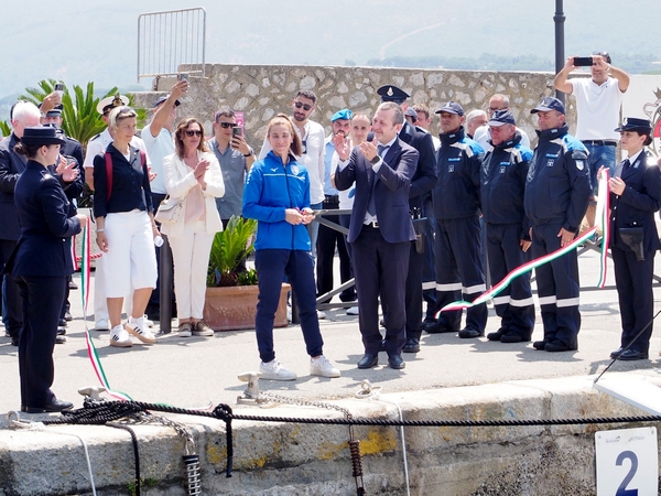 Porto Azzurro: la nuova motovedetta della Penitenziaria (foto di Barbara Cardini)