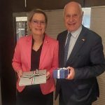 Il ministro Nordio con l'omologa tedesca Stefanie Hubig