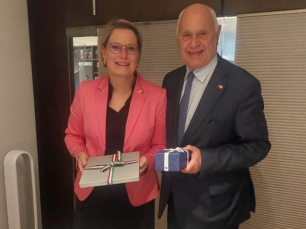 Il ministro Nordio con l'omologa tedesca Stefanie Hubig