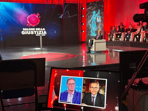 Salone della Giustizia, Face to face Alfonso Celotto e Stefano Piazza (foto Ministero della giustizia)
