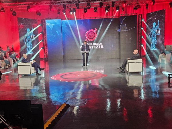 Salone della giustizia Face2Face Nordio-Sallusti (foto Ministero della giustizia)