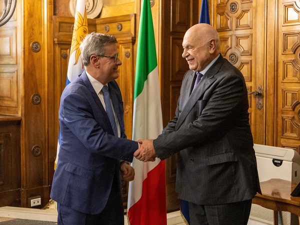 Incontro Nordio - prosecretario presidenza Uruguay - Jorge Diaz