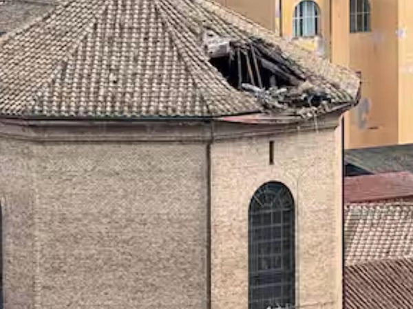Regina Coeli_crollo tetto_9 ottobre 2025